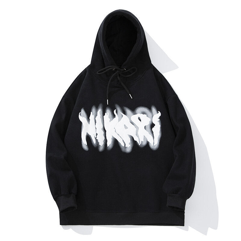 Street Fashion Men's Printed Loose Sweater