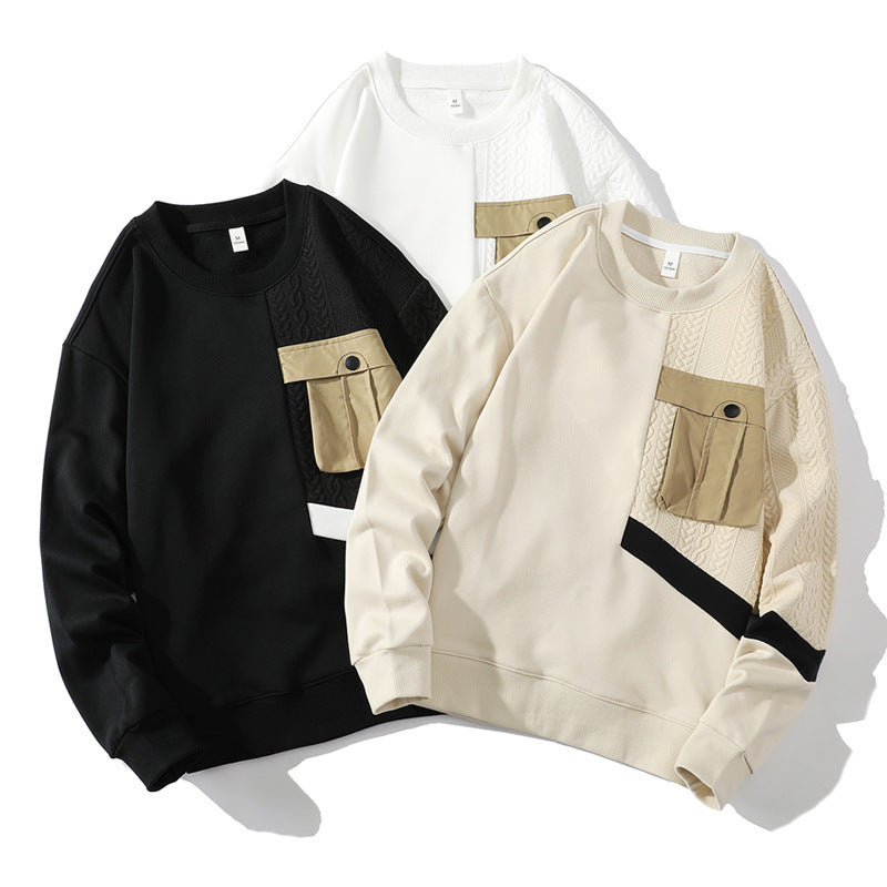 American Retro Crew Neck Long-sleeved sweater