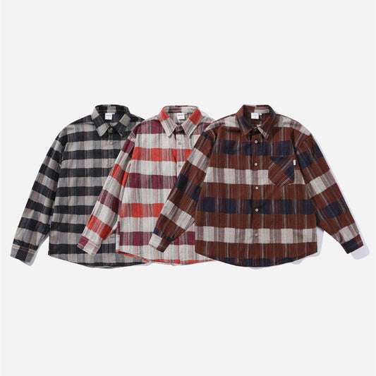 Retro Loose Long Sleeve Shirt