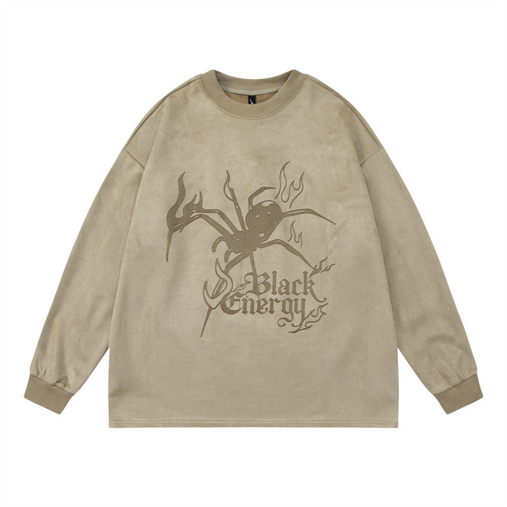 Long Sleeve Men's Spring And Autumn Round Neck