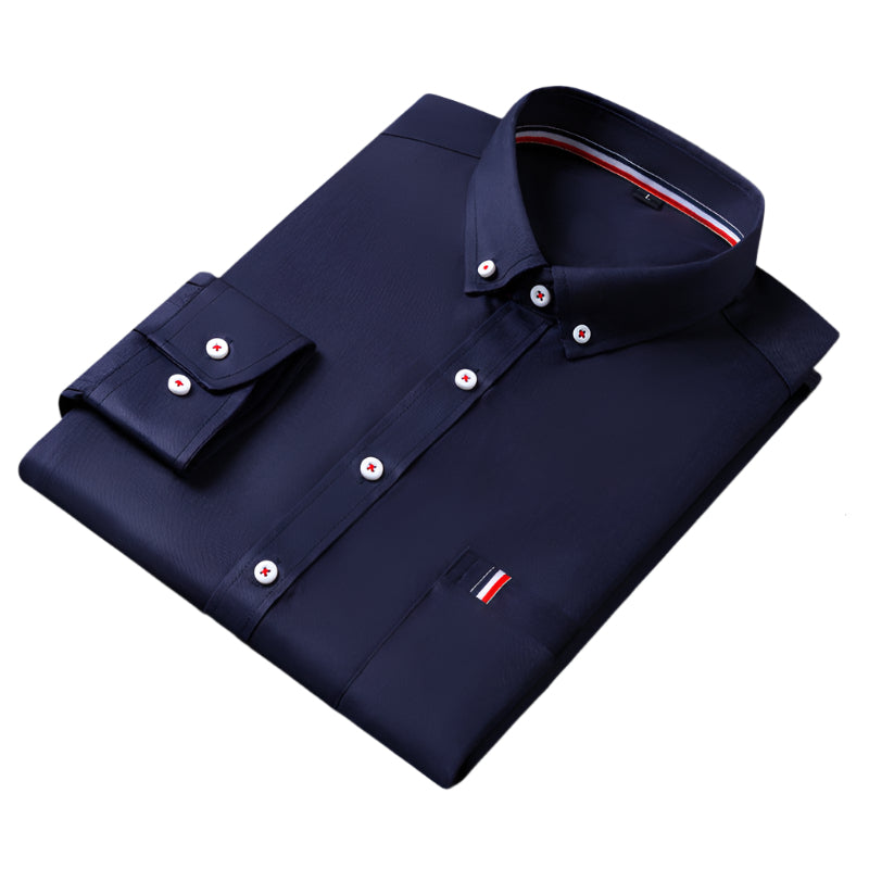 Mens Casual Shirt Fashion Business Dress Shirts Men Clothes