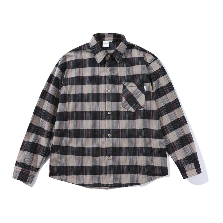 Retro Loose Long Sleeve Shirt