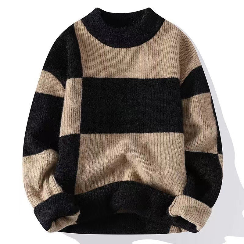 Men's FallWinter Half Turtleneck Knitted Bottoming Shirt