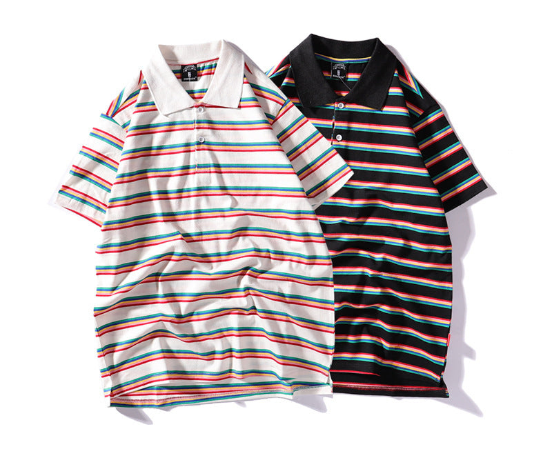 Men's Casual Fashion Retro Striped Shirt