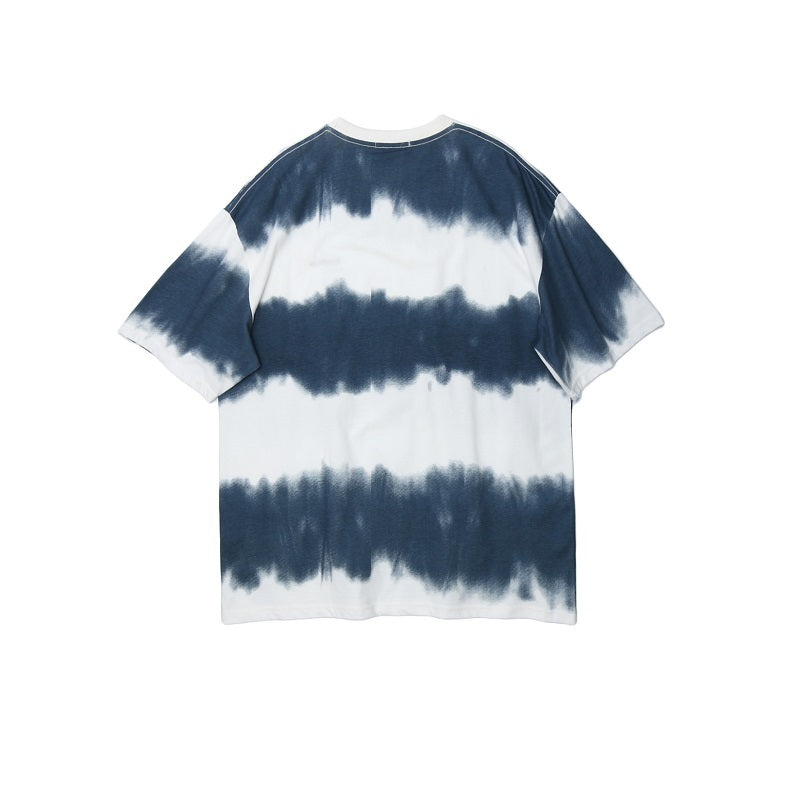 Tie-dye daisy logo short sleeve T-Shirt