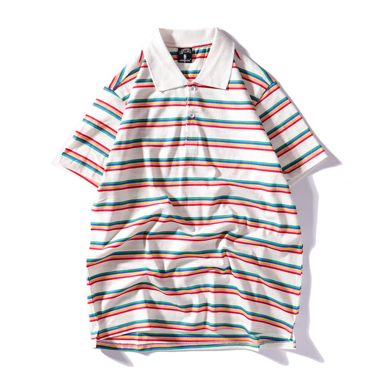Men's Casual Fashion Retro Striped Shirt