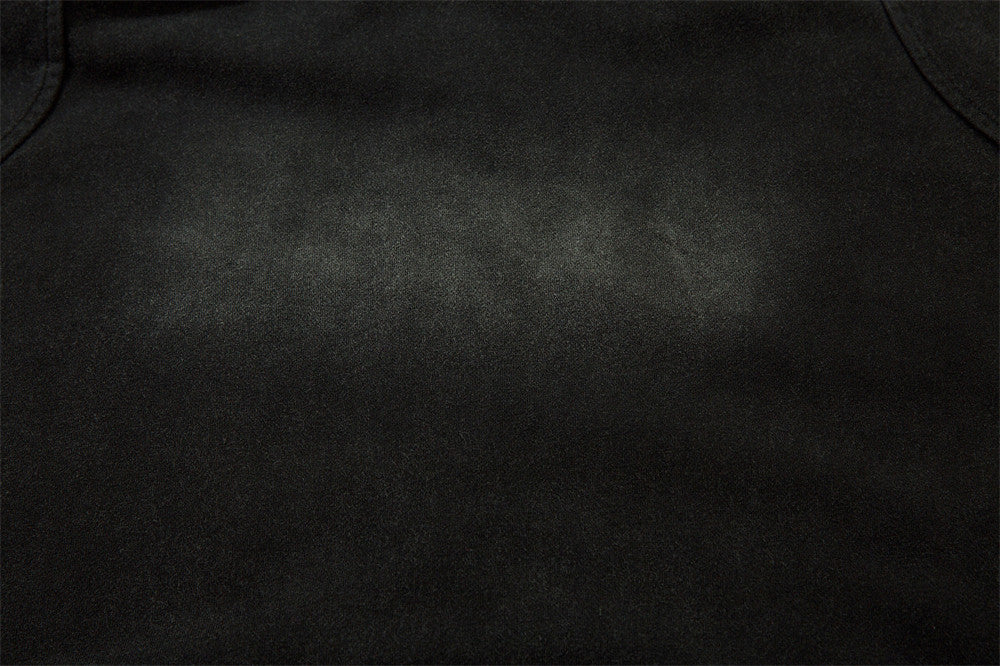 Punk Worn-out Loose Zip Sweater