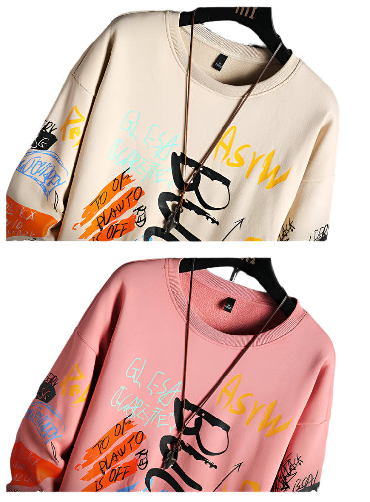 SingleRoad Mens Crewneck Sweatshirt Men Harajuku Oversized Japanese Streetwear Hip Hop Black Hoodie Men Sweatshirts Hoodies