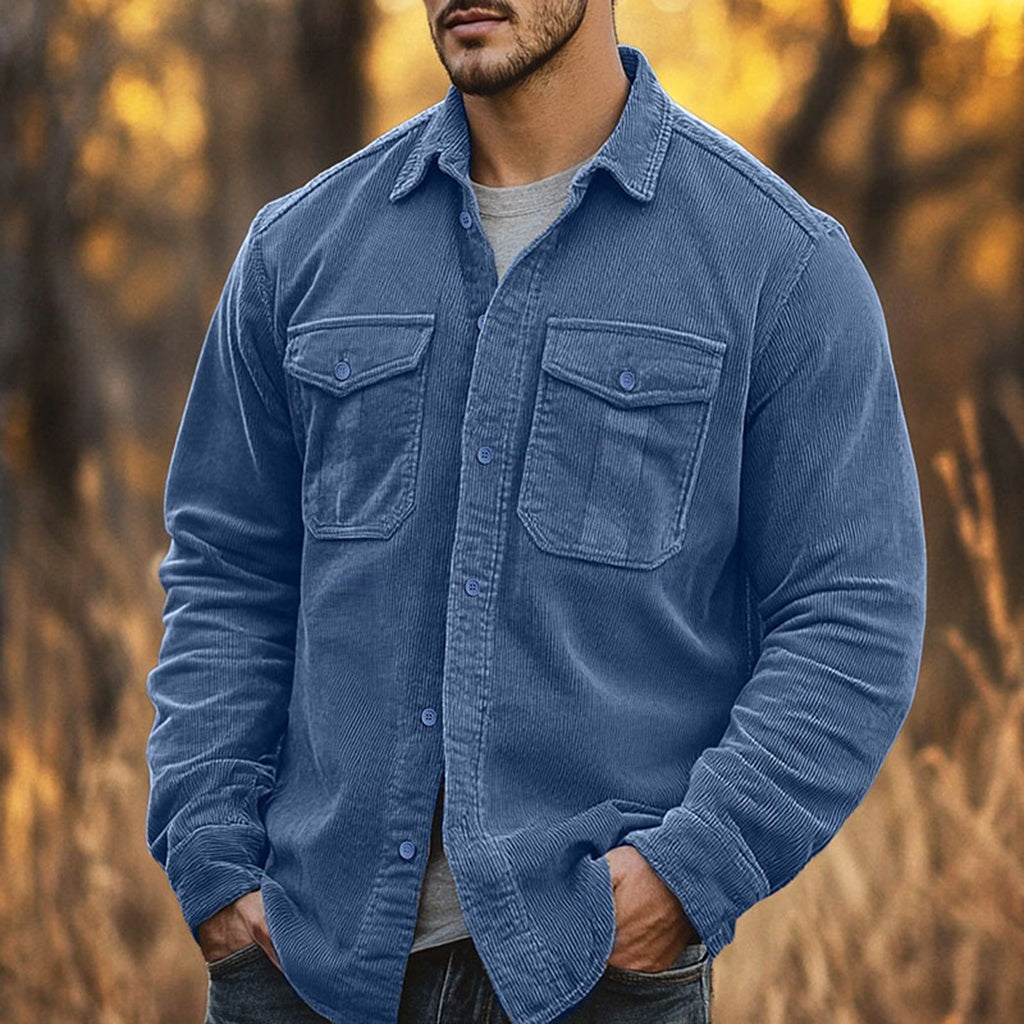 Men's Casual Shirt Lamp Wick