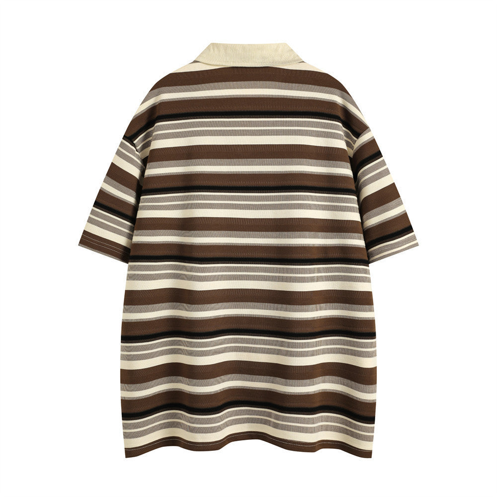 Short-sleeved Polo Shirt For Men