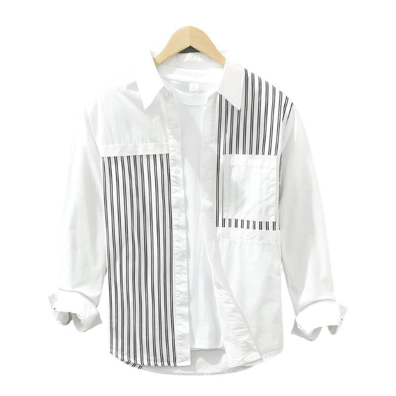 Cotton Long-sleeved Shirt Loose Japanese Style