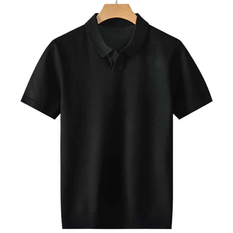 Fall Winter Men Short-sleeved Trendy Polo Shirt
