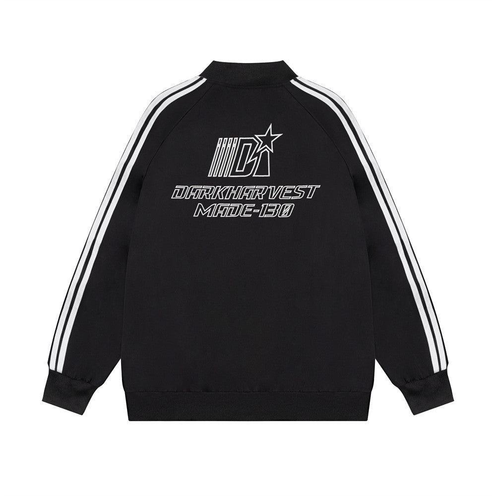 Letter Embroidery Long Sleeve Baseball Uniform Coat For Boys