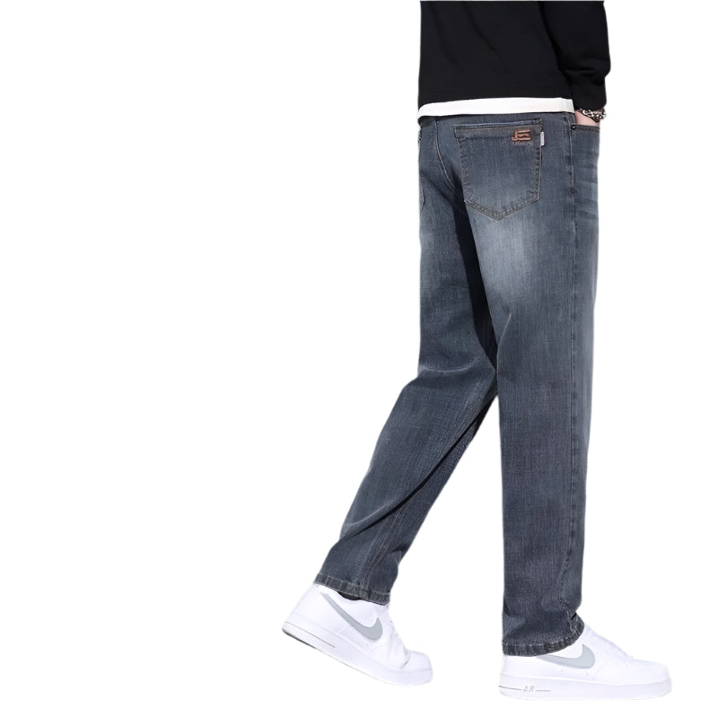 Jeans Loose Straight Casual Long Pants Men