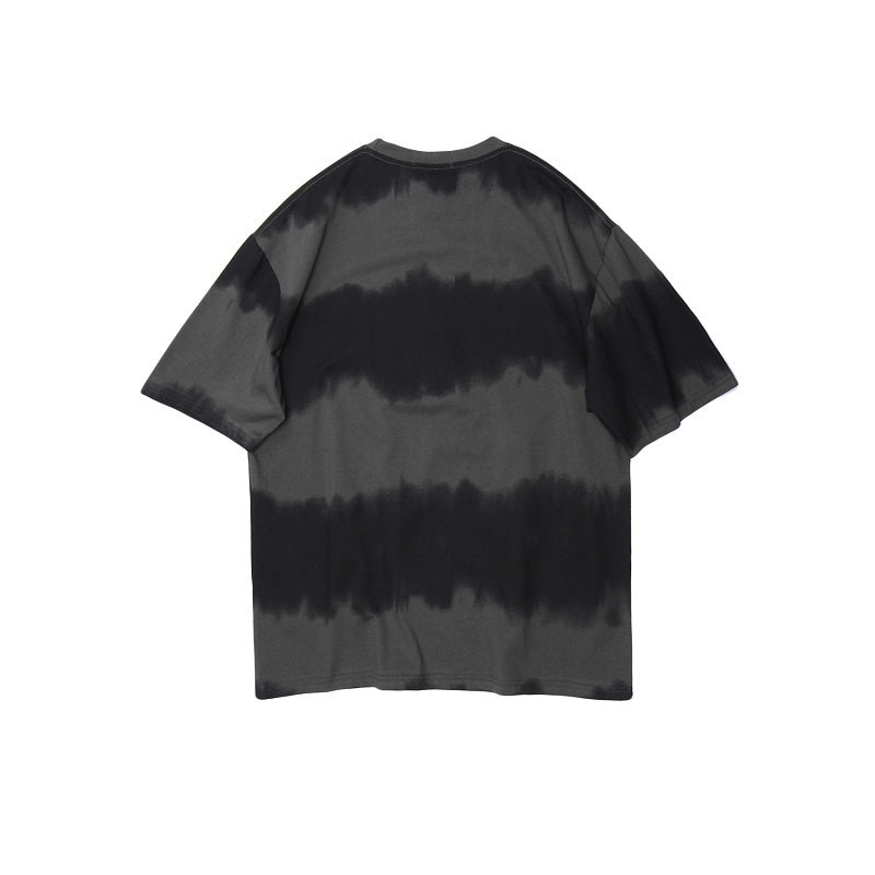 Tie-dye daisy logo short sleeve T-Shirt