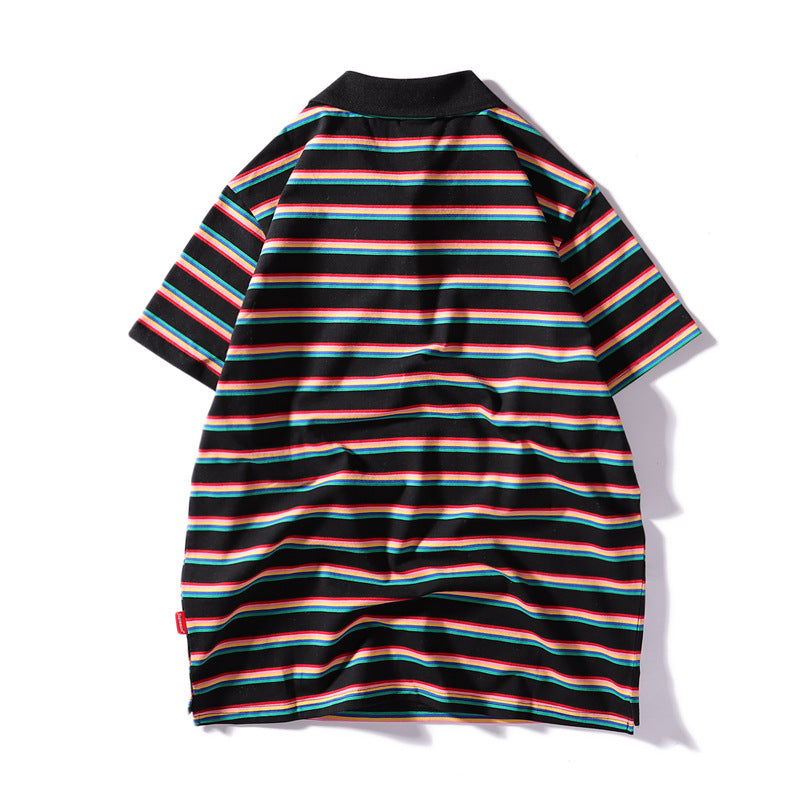 Men's Casual Fashion Retro Striped Shirt