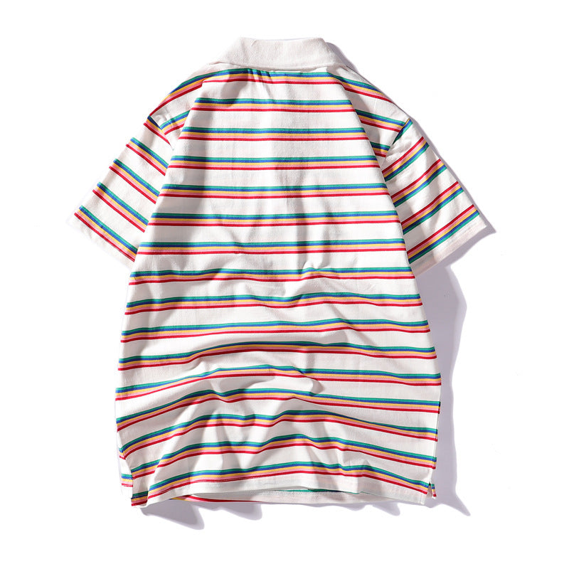 Men's Casual Fashion Retro Striped Shirt