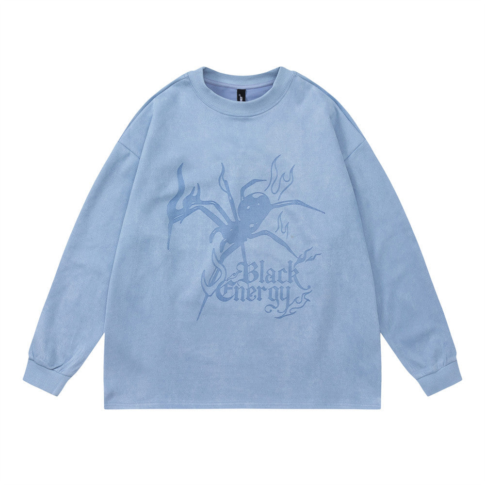 Long Sleeve Men's Spring And Autumn Round Neck