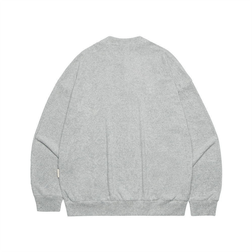 Men's Loose Versatile Buttons Half-open Collar Sweater