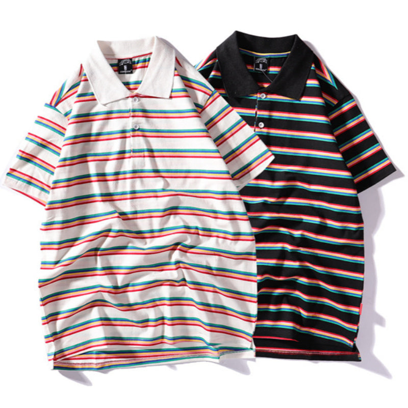 Men's Casual Fashion Retro Striped Shirt