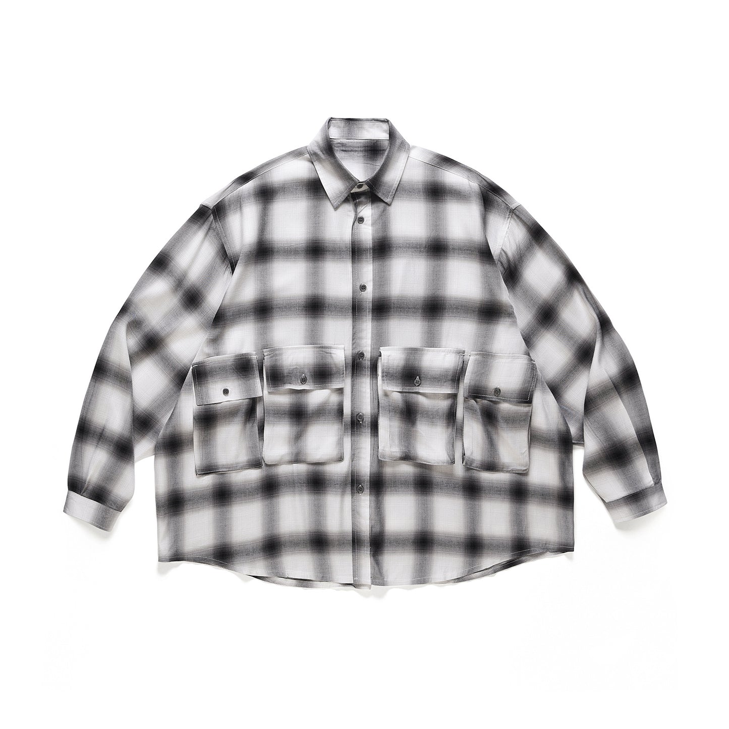 Plaid Loose Shirt Men