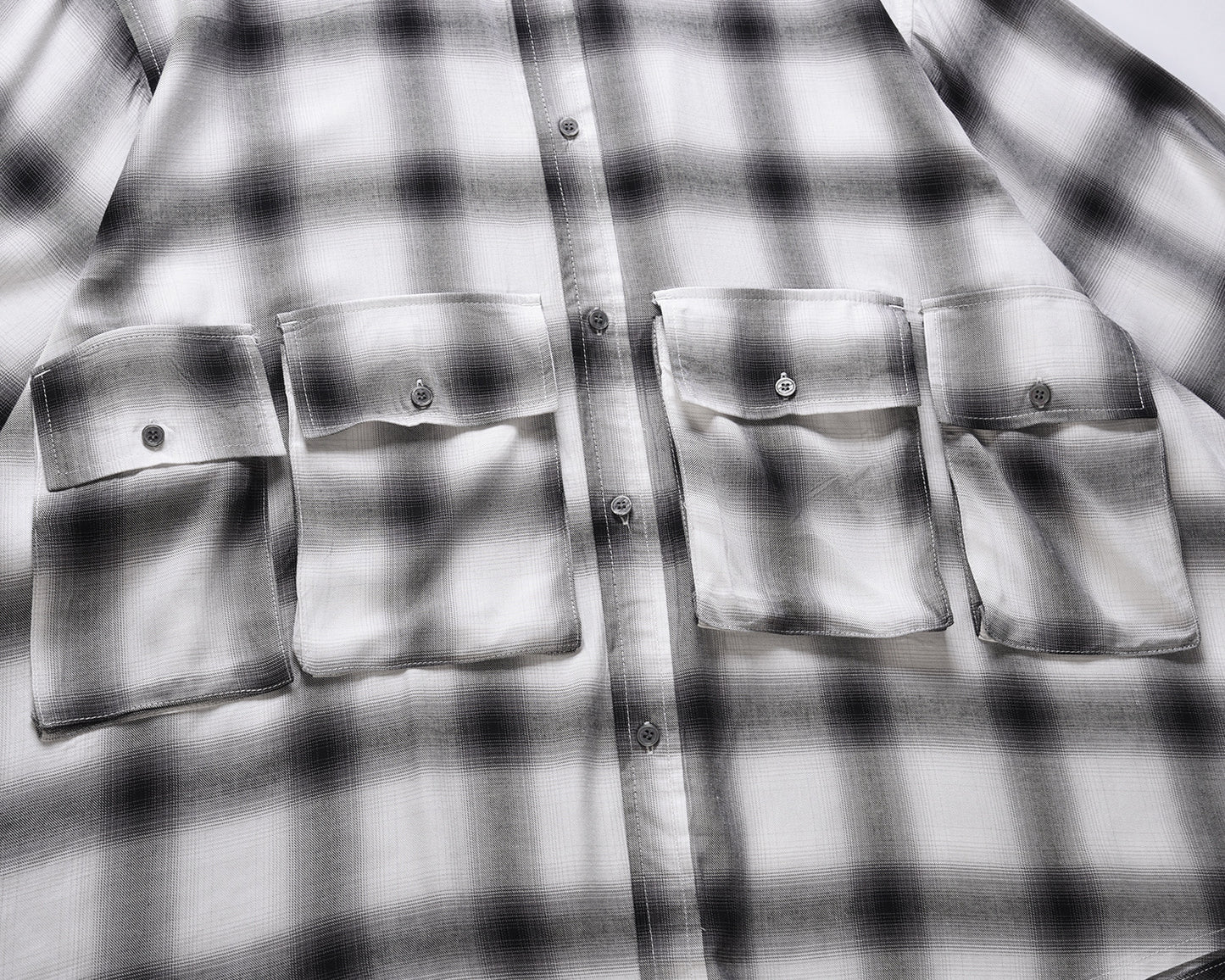 Plaid Loose Shirt Men