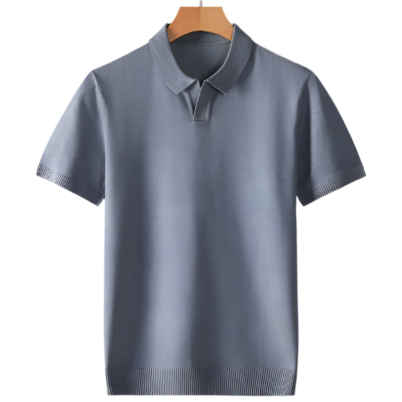 Fall Winter Men Short-sleeved Trendy Polo Shirt