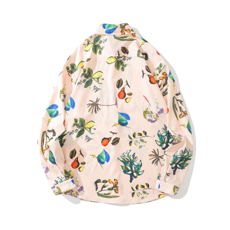 Long-sleeved Floral Shirt