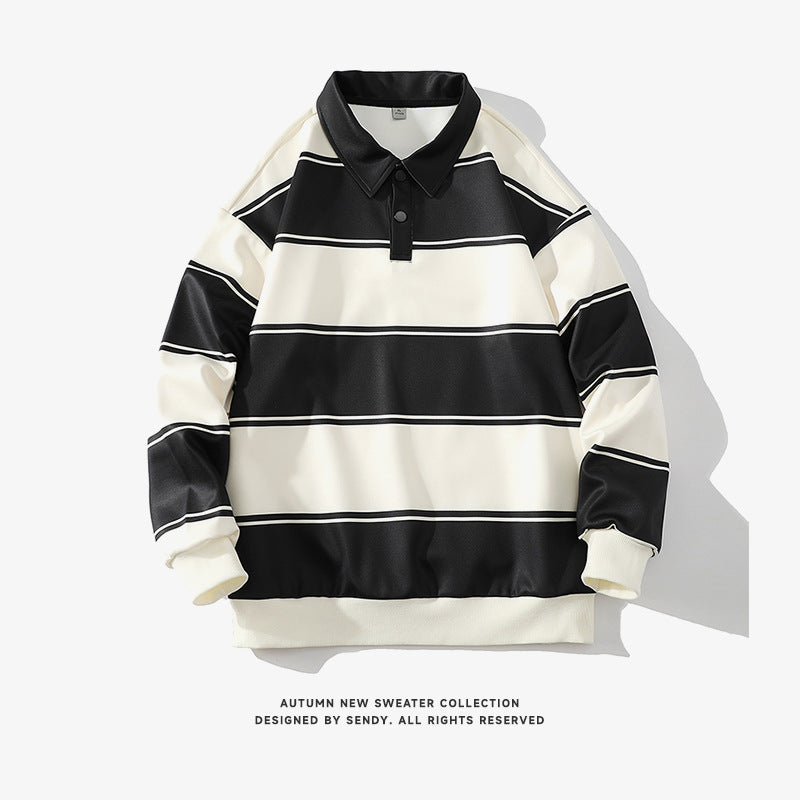Men's  Casual Striped Sweater