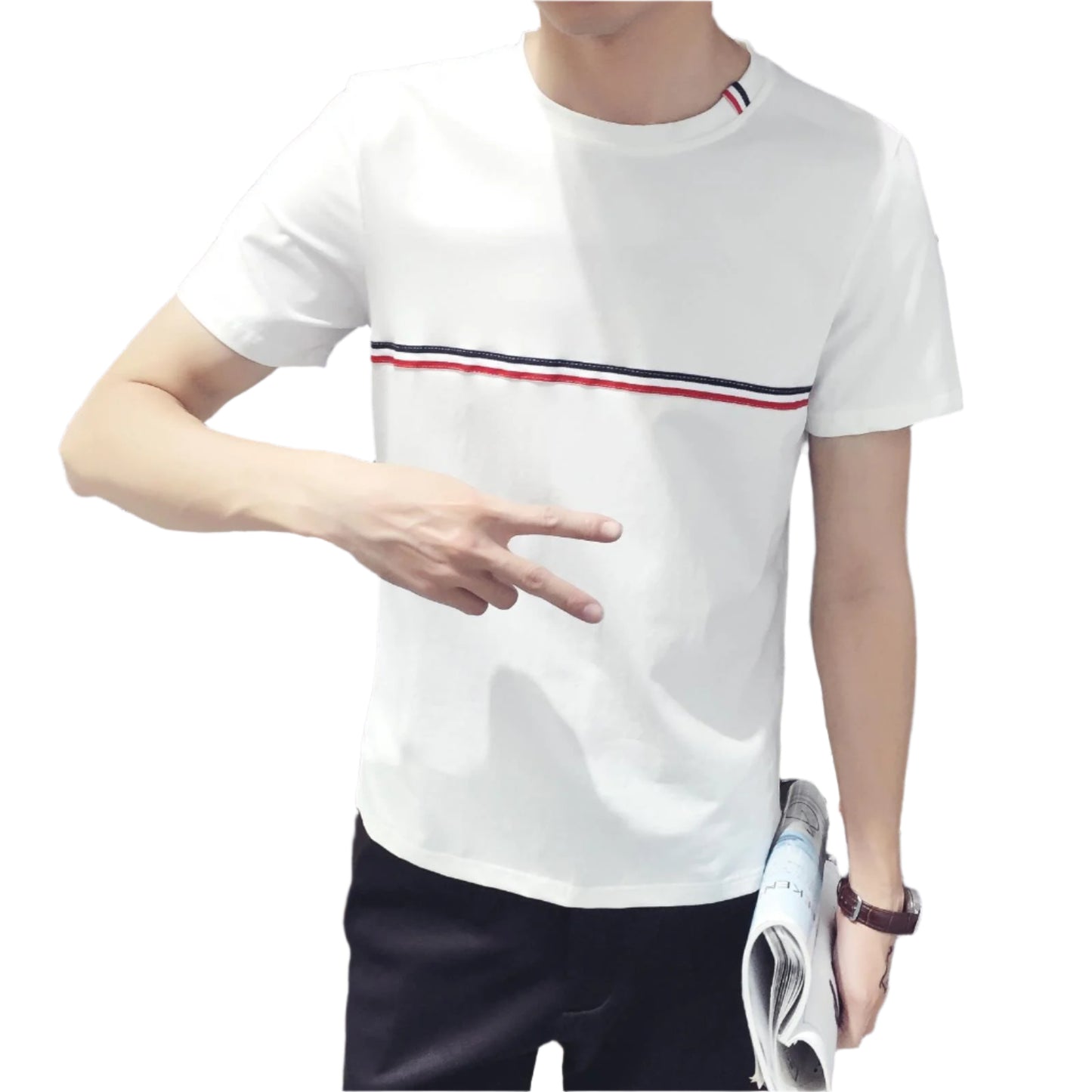 Men's T-shirt round neck T-shirt