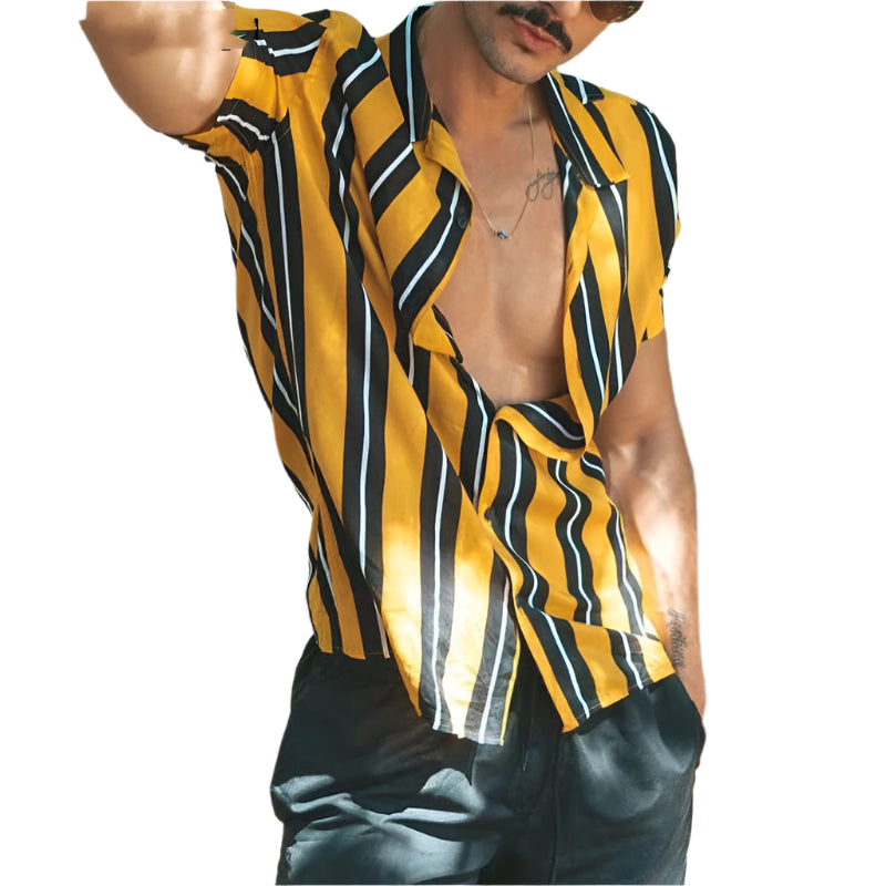 Soft Shirts For Men Shirt Mens Summer Streetwear Casual