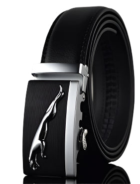 Men Automatic Buckle Leather Belts