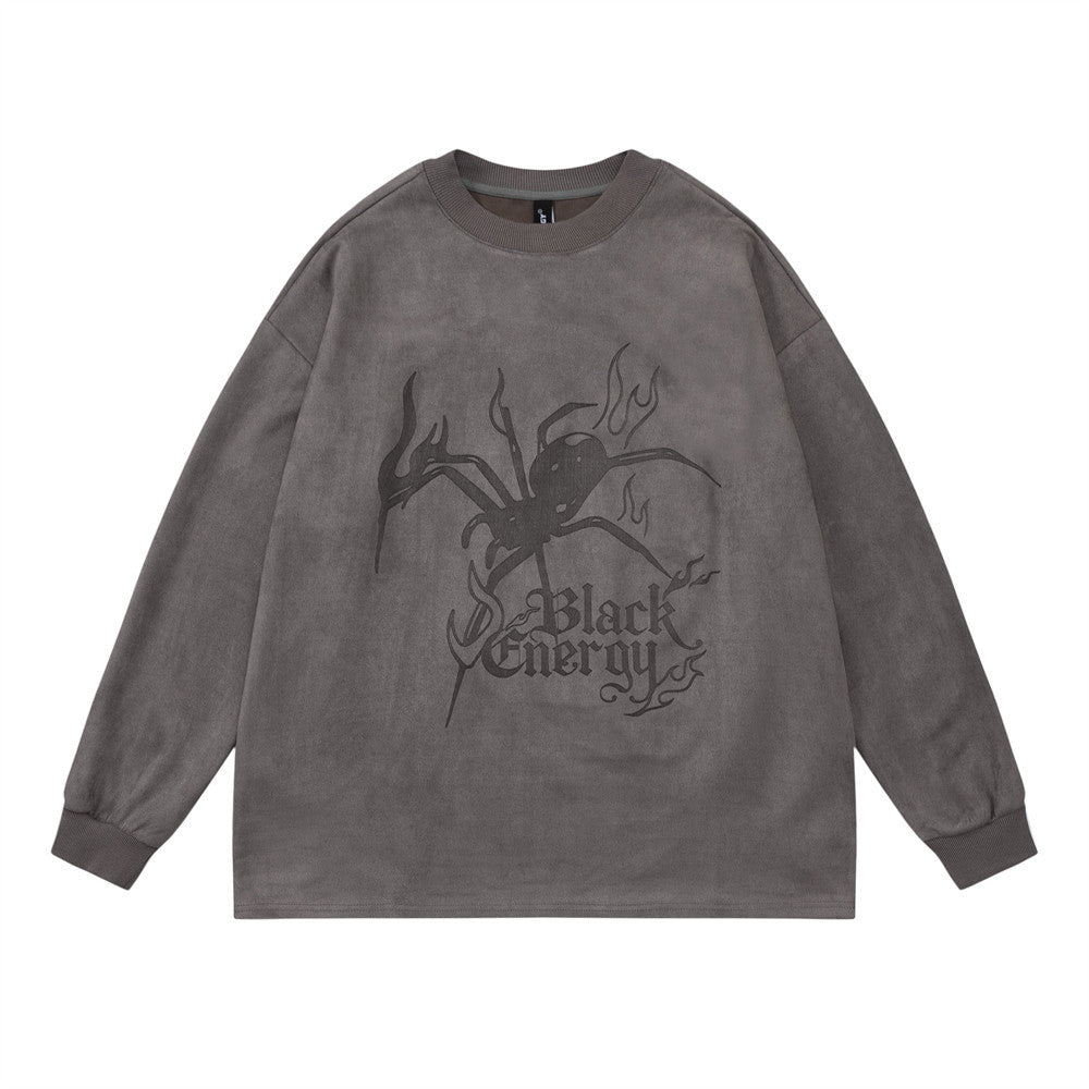 Long Sleeve Men's Spring And Autumn Round Neck