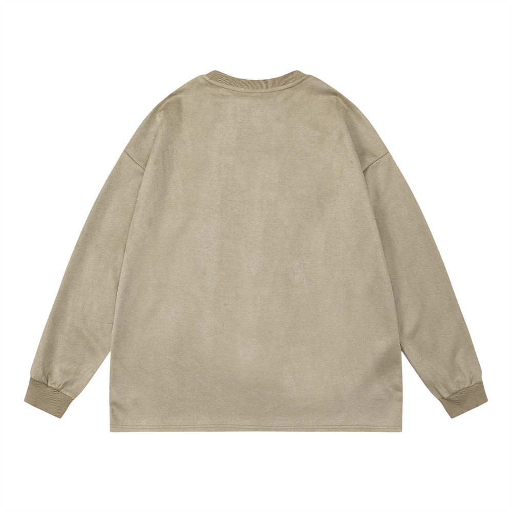 Long Sleeve Men's Spring And Autumn Round Neck