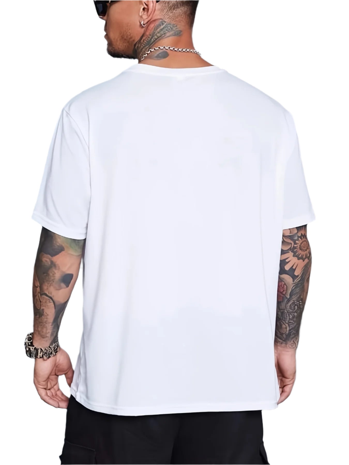 Men's T-shirt, Front Printed T-shirt, Summer, Spring, Autumn Casual Short Sleeved T-shirt, Top As A Gift
