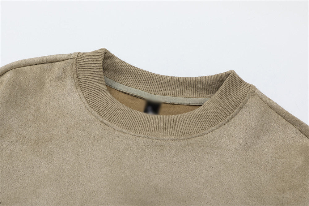 Long Sleeve Men's Spring And Autumn Round Neck