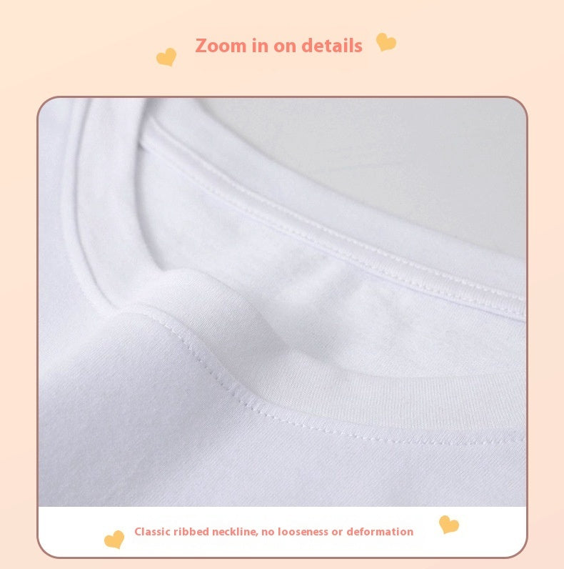 Mens Cotton T-shirts Fashion Short