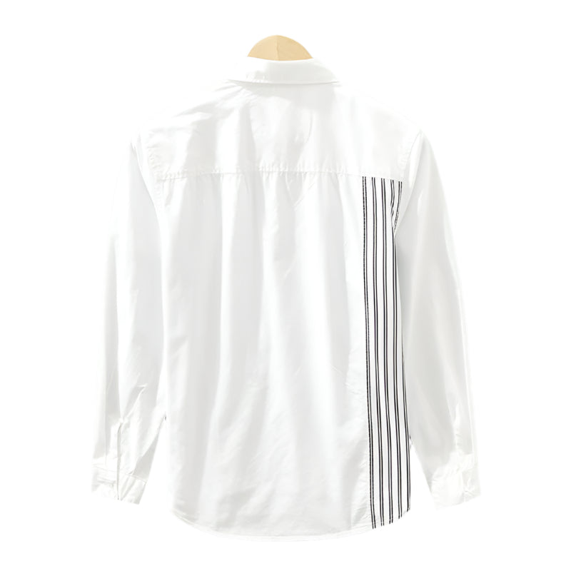 Cotton Long-sleeved Shirt Loose Japanese Style