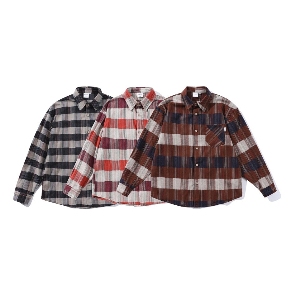 Retro Loose Long Sleeve Shirt