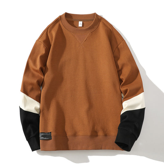 Round Neck Long Sleeve Casual Top