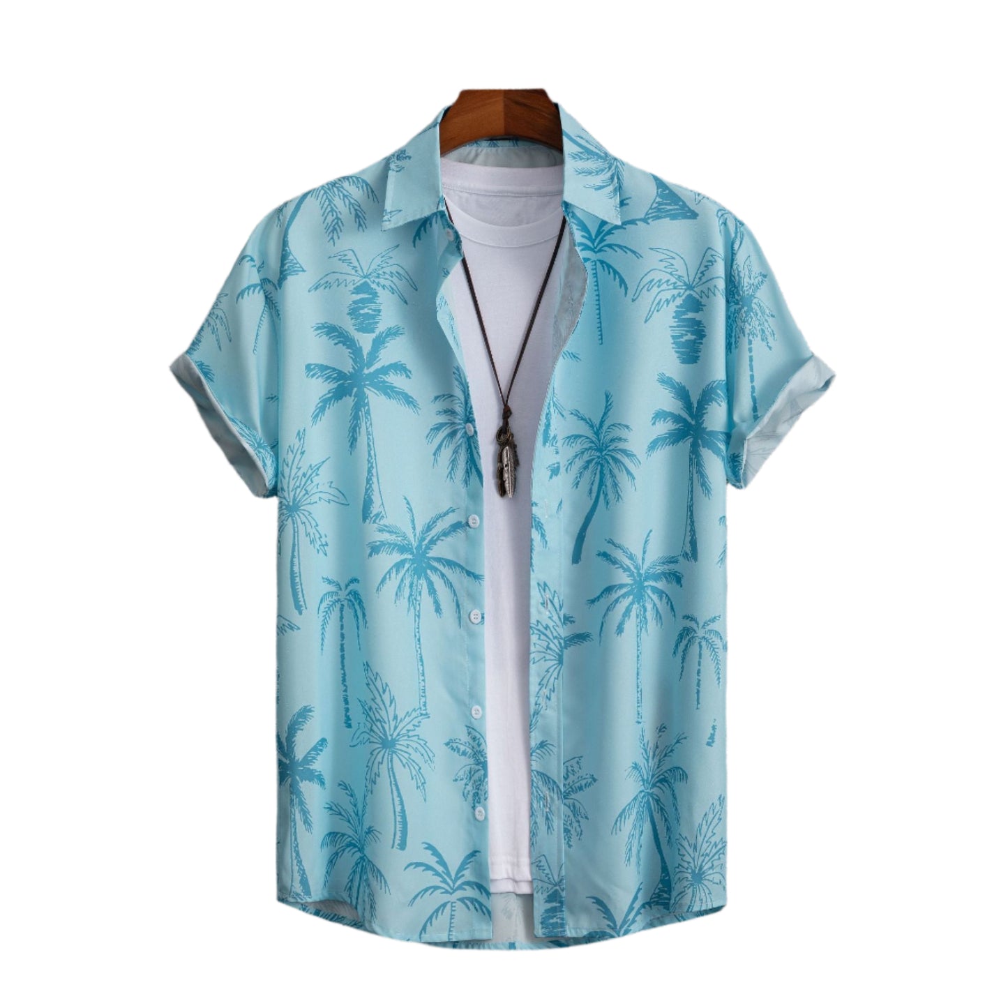 Hong Kong Style Street Digital Printing Men's Shirt