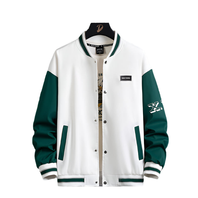 Hong Kong Style Pu Shuai Leisure Couple Coat