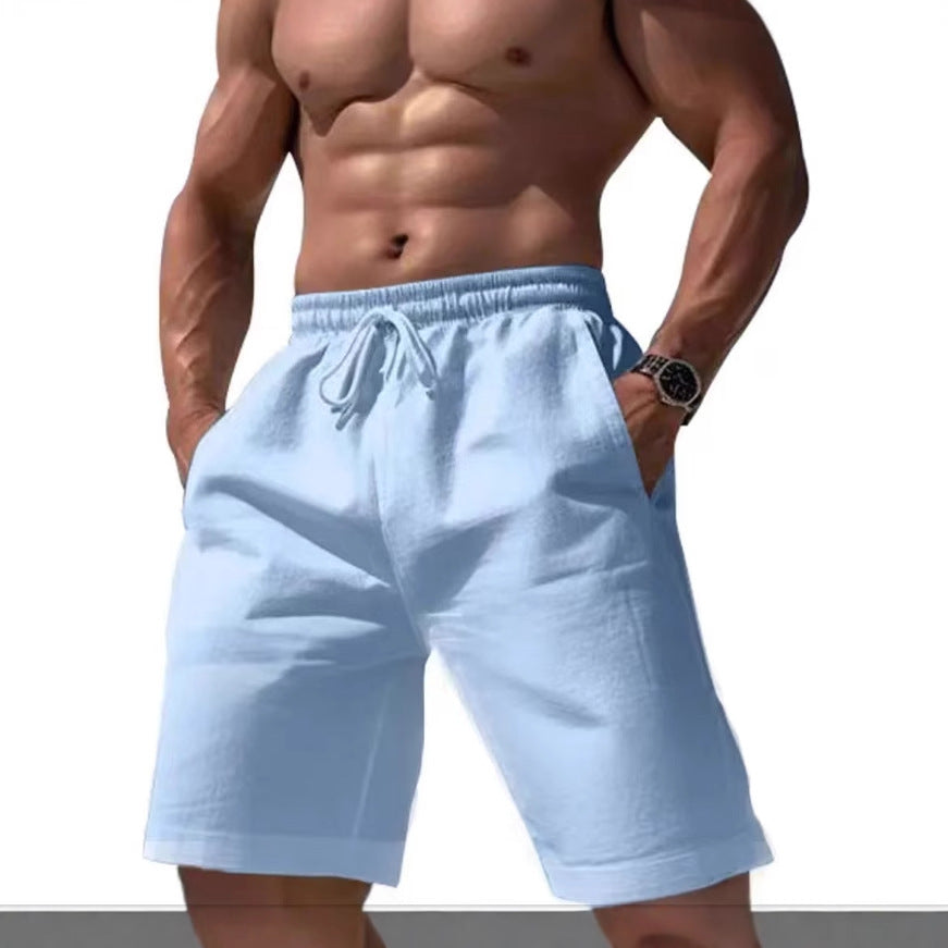 Season Loose Linen Cotton Shorts