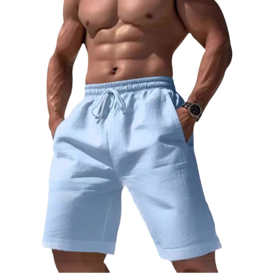 Season Loose Linen Cotton Shorts