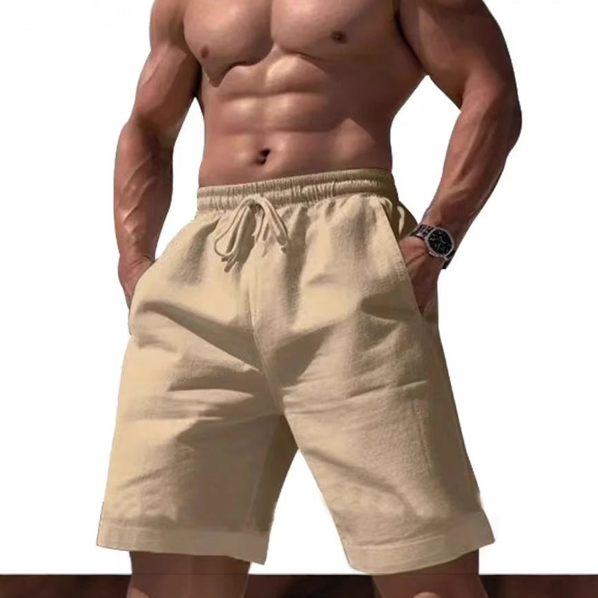 Season Loose Linen Cotton Shorts