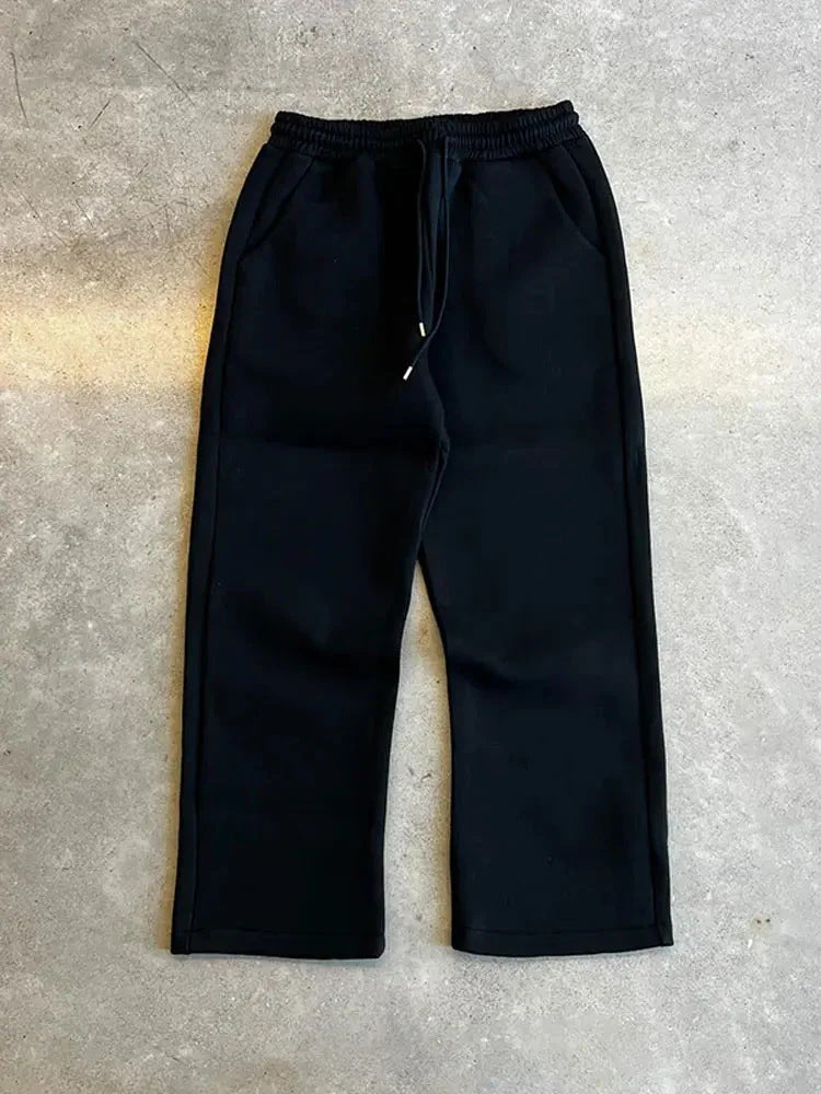 Casual Simple Couple Fashion Hoodie Loose Sweater Sweatpants