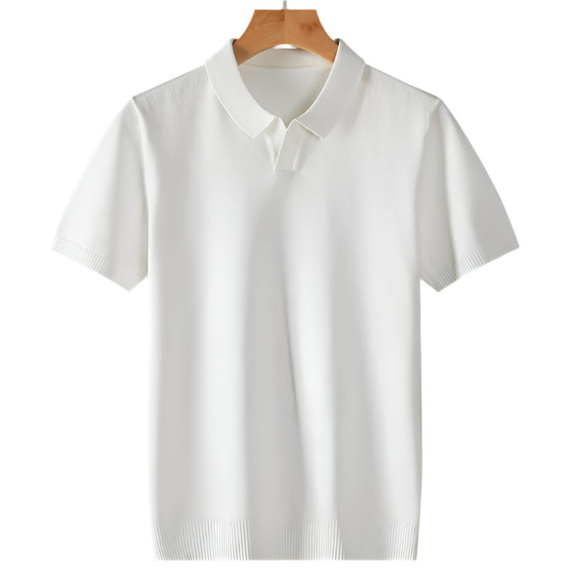 Fall Winter Men Short-sleeved Trendy Polo Shirt