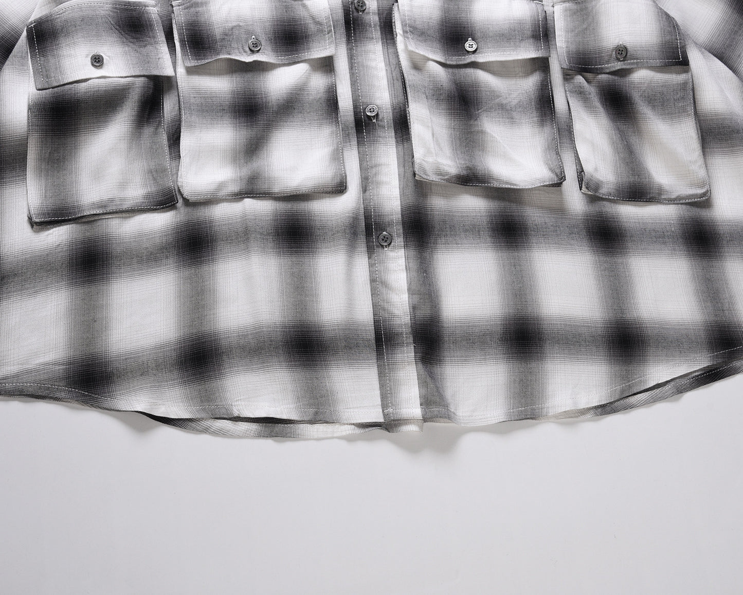 Plaid Loose Shirt Men