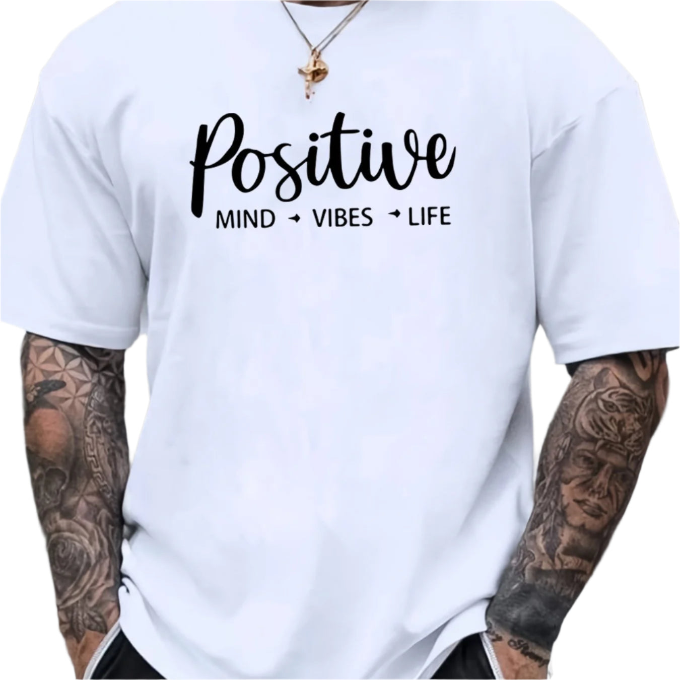 Men's T-shirt, Front Printed T-shirt, Summer, Spring, Autumn Casual Short Sleeved T-shirt, Top As A Gift
