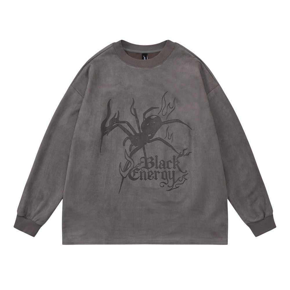 Long Sleeve Men's Spring And Autumn Round Neck